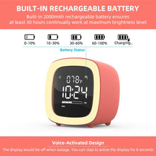 Load image into Gallery viewer, Cute TV Night Light Alarm Clock
