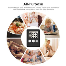 Load image into Gallery viewer, Super Thin LCD Magnetic Kitchen Timer
