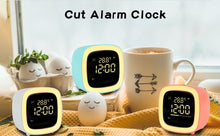 Load image into Gallery viewer, Cute TV Night Light Alarm Clock
