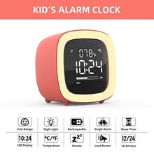 Load image into Gallery viewer, Cute TV Night Light Alarm Clock
