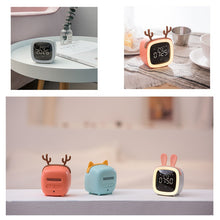 Load image into Gallery viewer, Cute TV Night Light Alarm Clock
