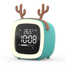 Load image into Gallery viewer, Cute TV Night Light Alarm Clock
