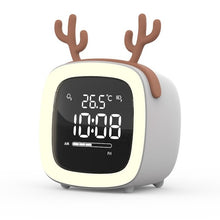 Load image into Gallery viewer, Cute TV Night Light Alarm Clock
